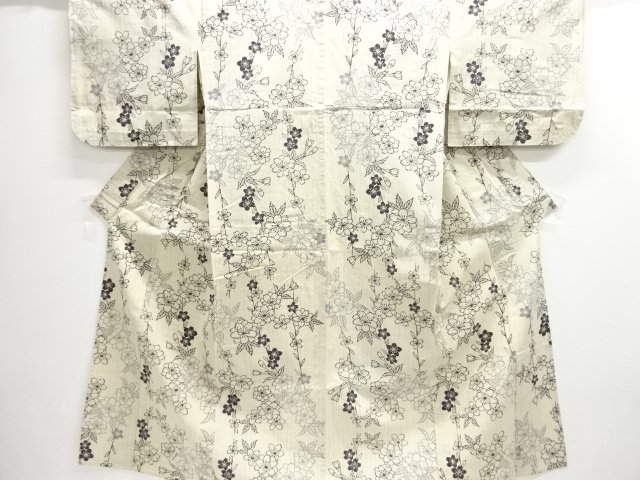 Japanese Kimono / Tsumugi Omeshi Cotton